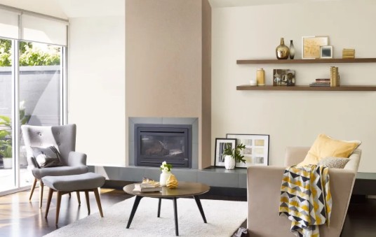 warna cat rumah beige, warna cat dindig ruamg tamu krem beige
