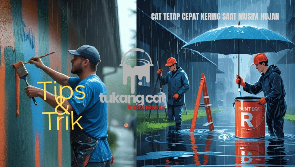 Tips Tukang Cat,Pengecatan Musim Hujan,cat Cepat Kering,Tukang Cat Indonesia,Proyek Konstruksi,Bangunan, cat tembok cepat kering, cara ngcat dindng biar cepat kering