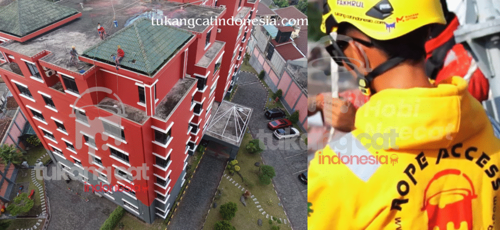 warna 2059 Brick Red , jotun jotashield, cat eksterior merah bata yang bagus