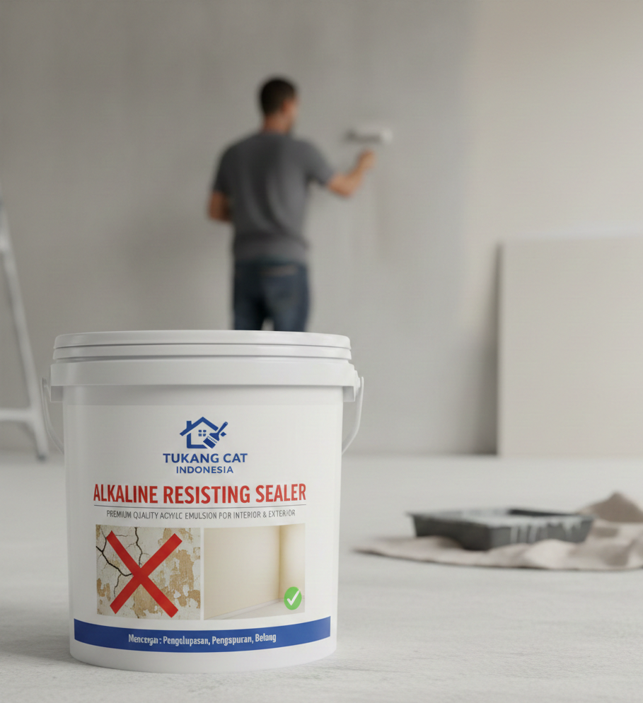 AWAS.. Jangan Langsung Cat! Ini Alasan Kenapa Alkali Sealer Itu Wajib untuk Dinding Anda 1 manfaat-alkali-sealer-tukang-cat,
