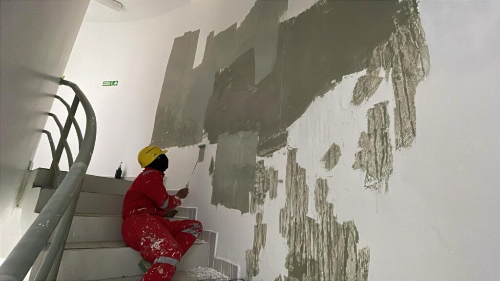 plamir dinding sebelum cat, tutorial plamir dindng