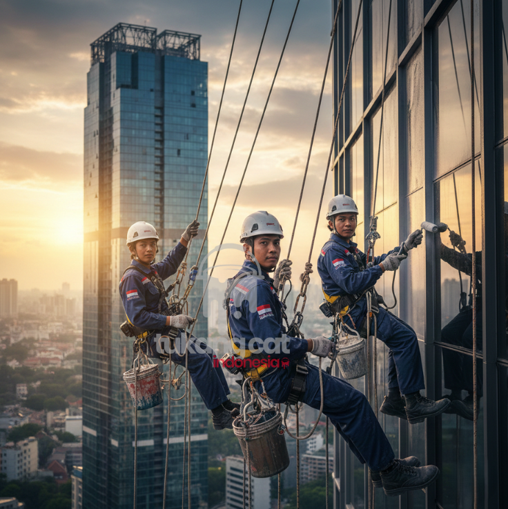 spesialis pengecatan apartemen dan gedung tinggi besar