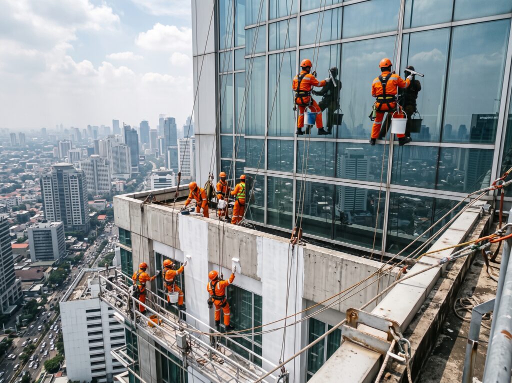 rope access tukang cat indonesia