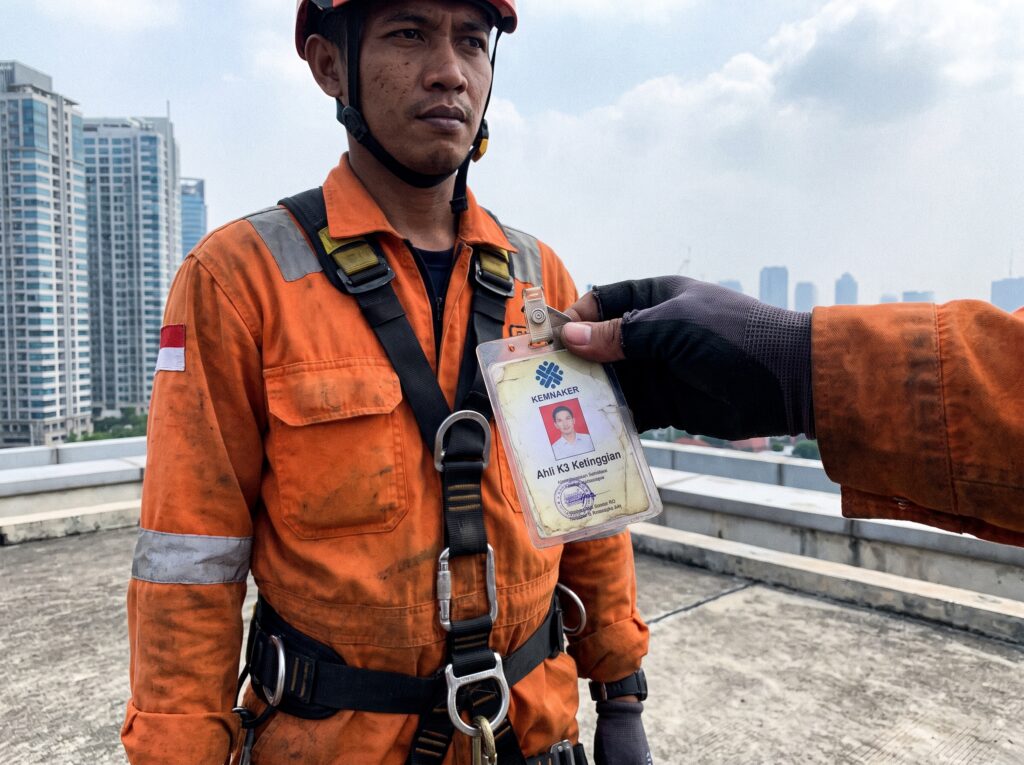Liabilitas & Tanggung Jawab Hukum Pengelola Gedung - Mengapa Vendor Rope Access Tersertifikasi Wajib Dipilih? 1 tukang cat indonesia